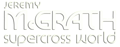 Jeremy McGrath Supercross World logo for Gamecube